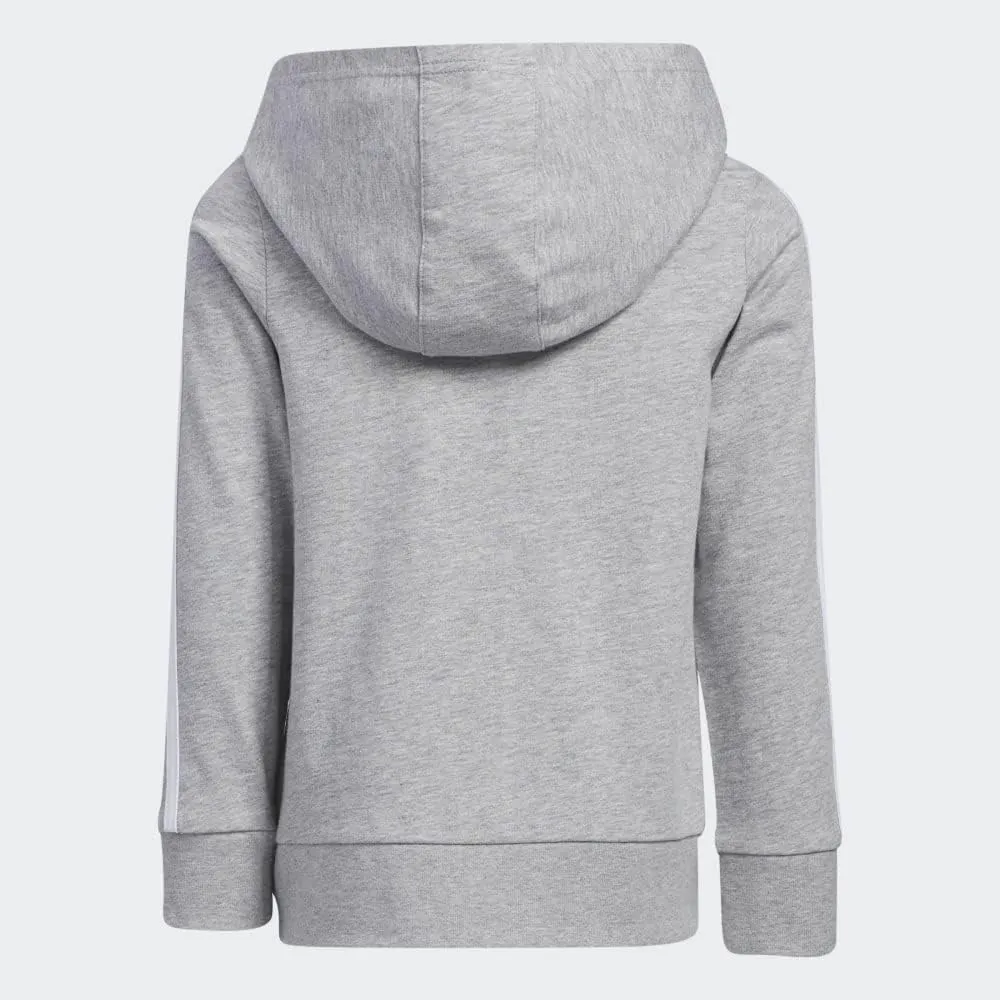 adidas Boys Zip Front French Terry Hooded Jacket and Joggers Set