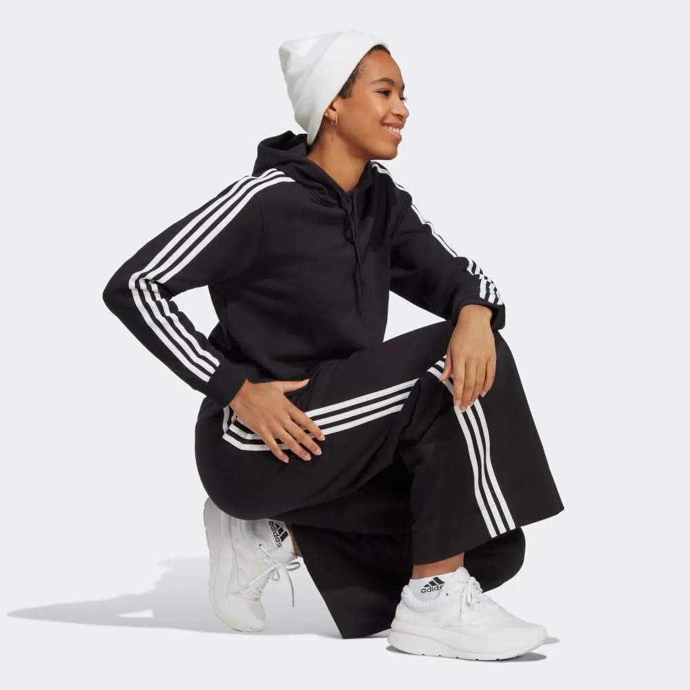 adidas Women's Essentials 3-Stripes French Terry Cropped Hoodie