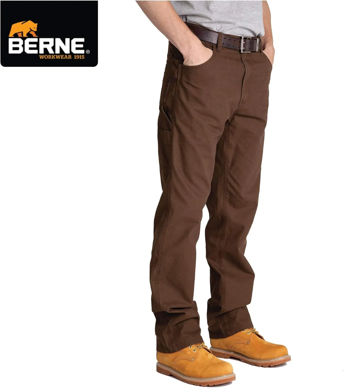 Berne Men's Acre Washed Duck Carpenter Pant