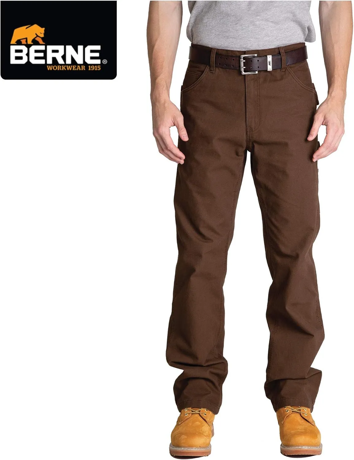 Berne Men's Acre Washed Duck Carpenter Pant