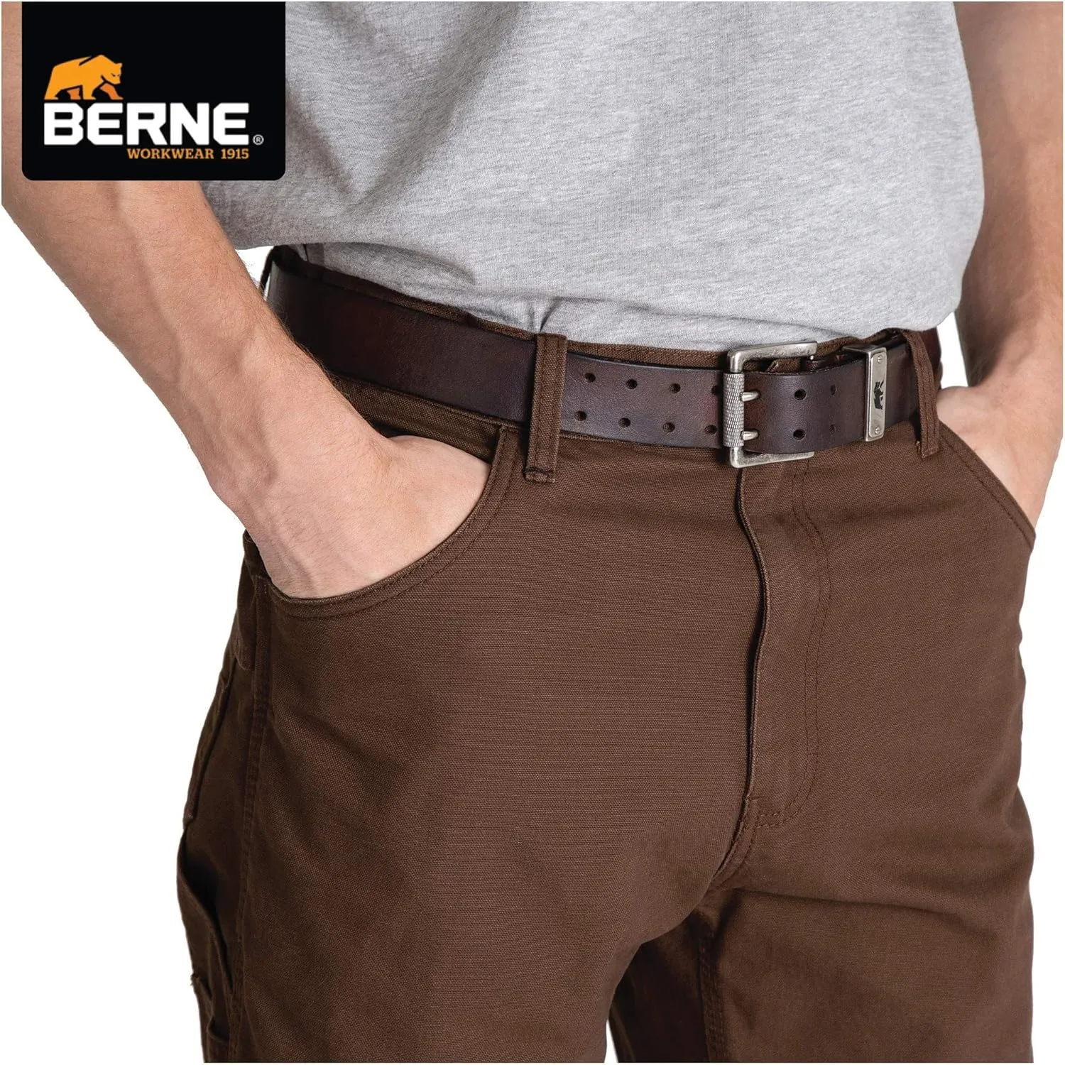 Berne Men's Acre Washed Duck Carpenter Pant