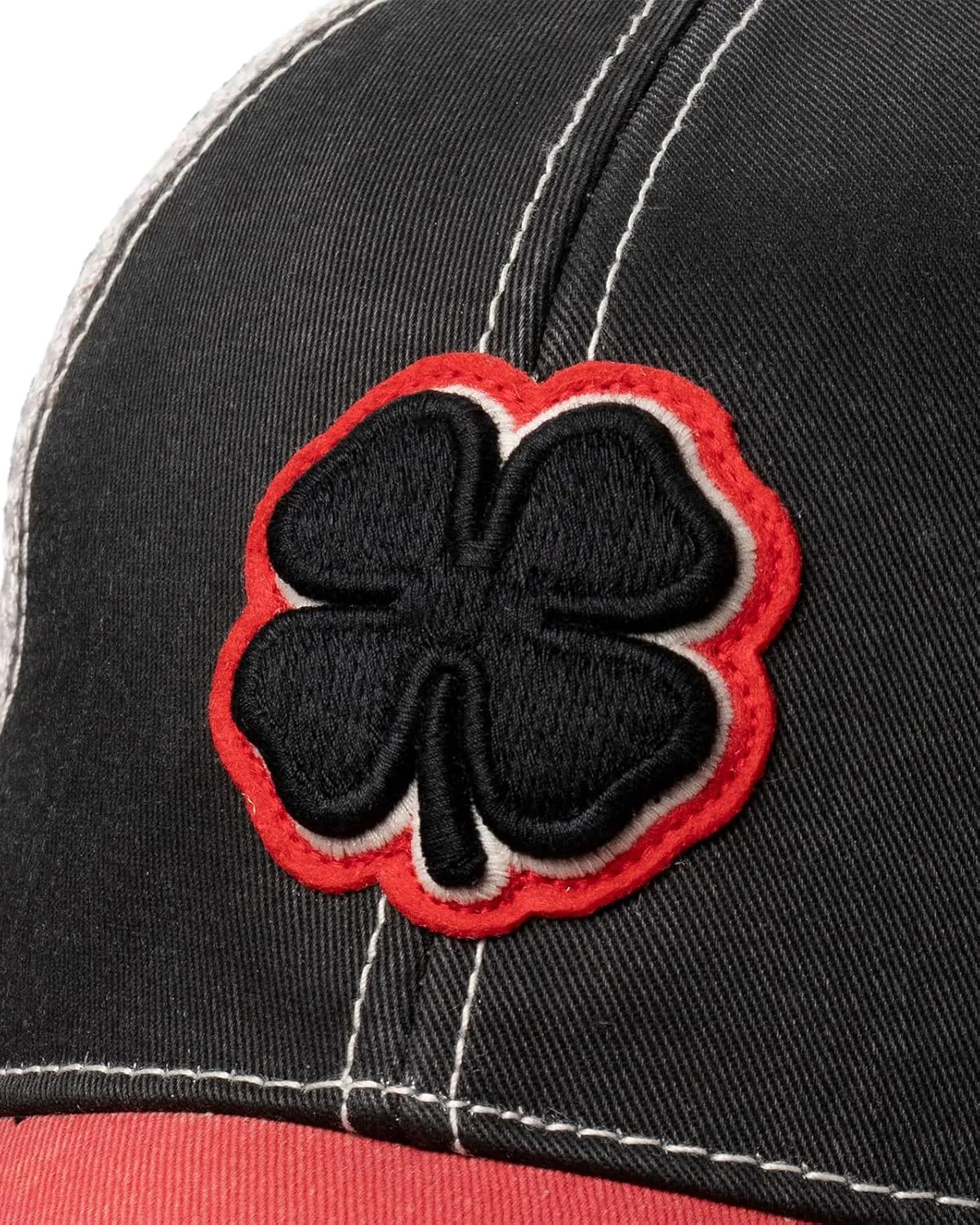 Black Clover Unisex Two Tone Vintage Mesh Sides Adjustable Snapback Golf Trucker Hat