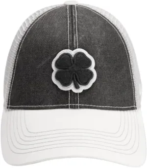 Black Clover Unisex Two Tone Vintage Mesh Sides Adjustable Snapback Golf Trucker Hat