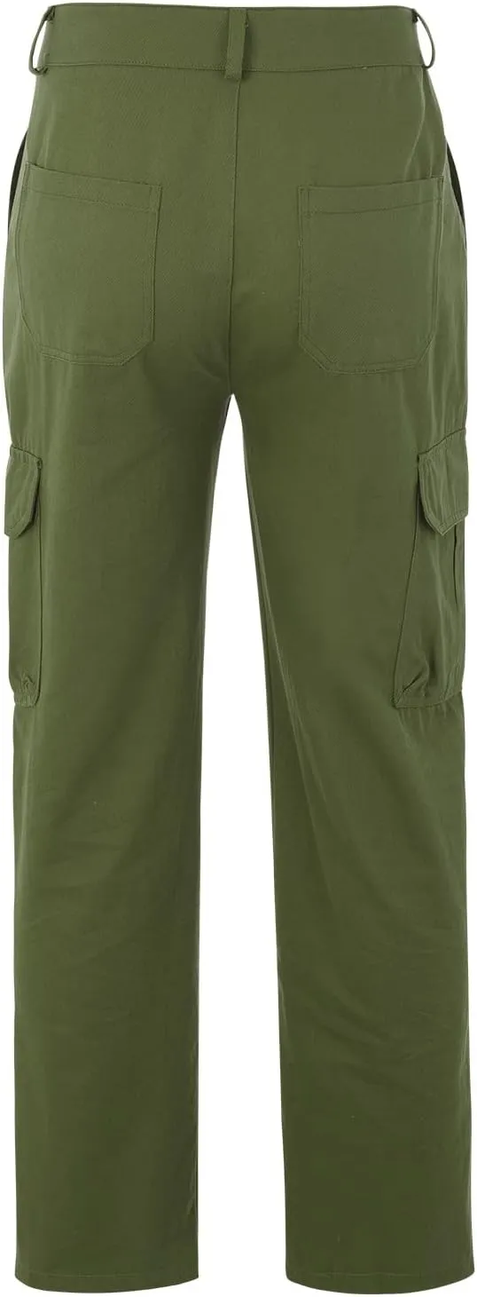 Cargo Pants for Men Relaxed Fit Golf Track Pant 2023 Men's Heavyweight Cargo Fleece Sweatpants Stretch Elastic Waist