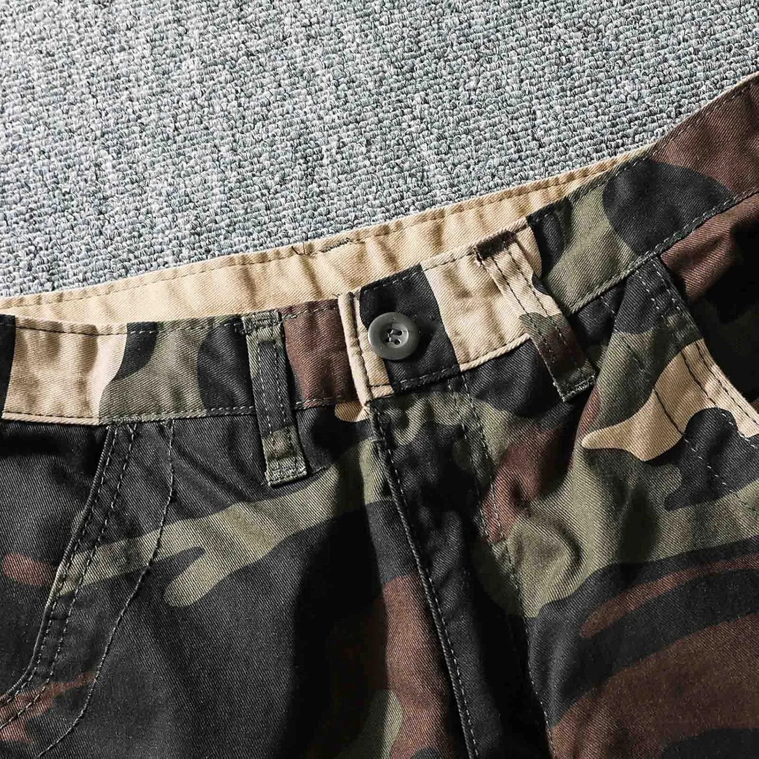 Cargo Pants for Men Relaxed Fit Men Men's Pro-Active Performance Fleece Cargo Sweatpants Relax Fit Bungee Cord Open