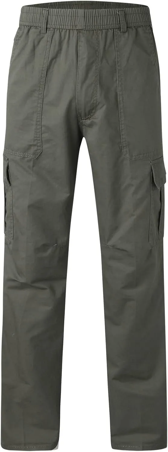 Cargo Pants for Men Relaxed Fit Open Bottom Workout Joggers Pants for Sports Jogging Training Gym Running Mens Autumn