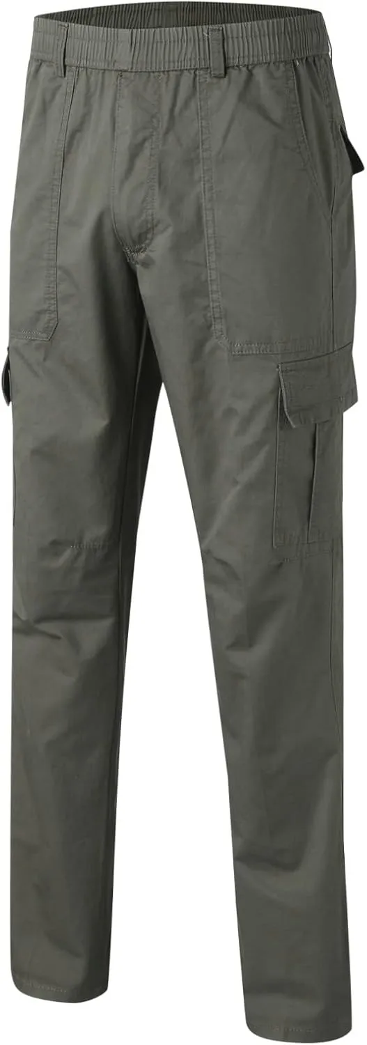 Cargo Pants for Men Relaxed Fit Open Bottom Workout Joggers Pants for Sports Jogging Training Gym Running Mens Autumn
