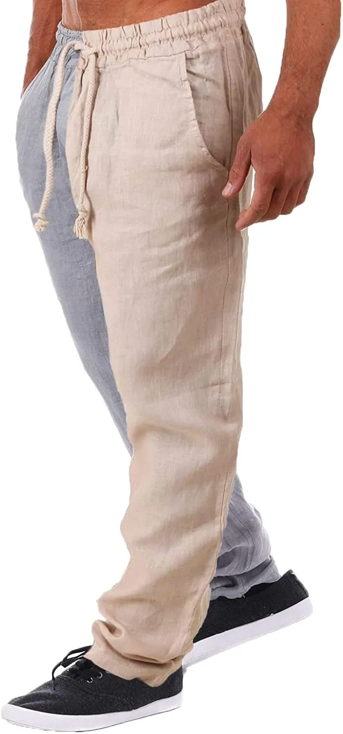Cargo Pants for Men Relaxed Fit Pants Thin Straight Leg Trousers Lightweight Multi-Pocket Men's Casual Cargo Pants