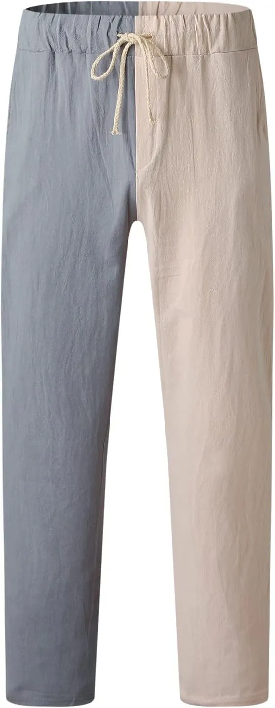 Cargo Pants for Men Relaxed Fit Pants Thin Straight Leg Trousers Lightweight Multi-Pocket Men's Casual Cargo Pants