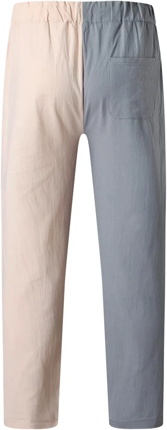 Cargo Pants for Men Relaxed Fit Pants Thin Straight Leg Trousers Lightweight Multi-Pocket Men's Casual Cargo Pants