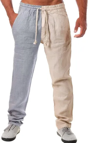 Cargo Pants for Men Relaxed Fit Pants Thin Straight Leg Trousers Lightweight Multi-Pocket Men's Casual Cargo Pants