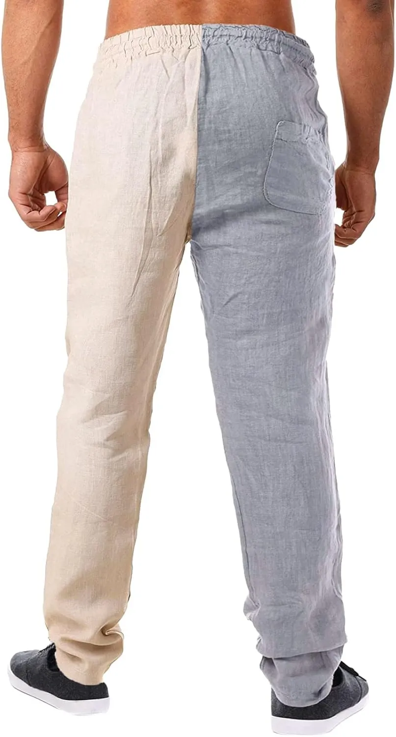 Cargo Pants for Men Relaxed Fit Pants Thin Straight Leg Trousers Lightweight Multi-Pocket Men's Casual Cargo Pants