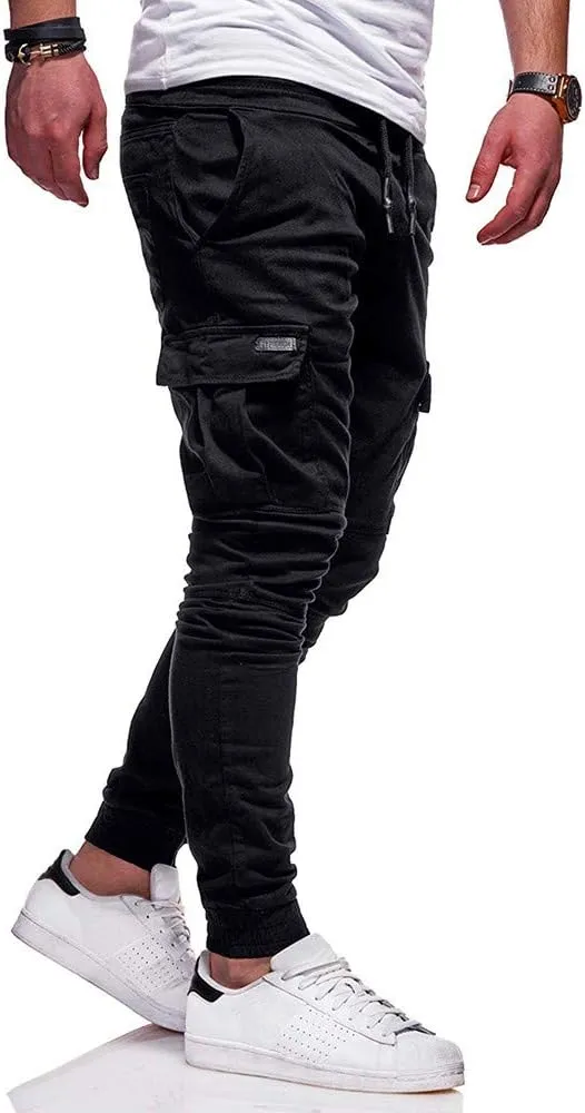 Cargo Sweatpants for Men Mens Lounge Pants Sweatpants for Men Men's Sports Casual Jogging Trousers Lightweight Hiking
