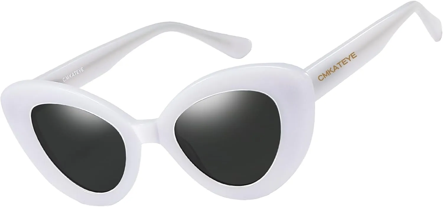 Cat Eye Sunglasses for Women, Trendy Retro UV Protection Sunglass, Stylish Vintage Cute Shades