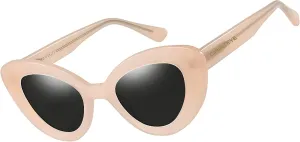 Cat Eye Sunglasses for Women, Trendy Retro UV Protection Sunglass, Stylish Vintage Cute Shades