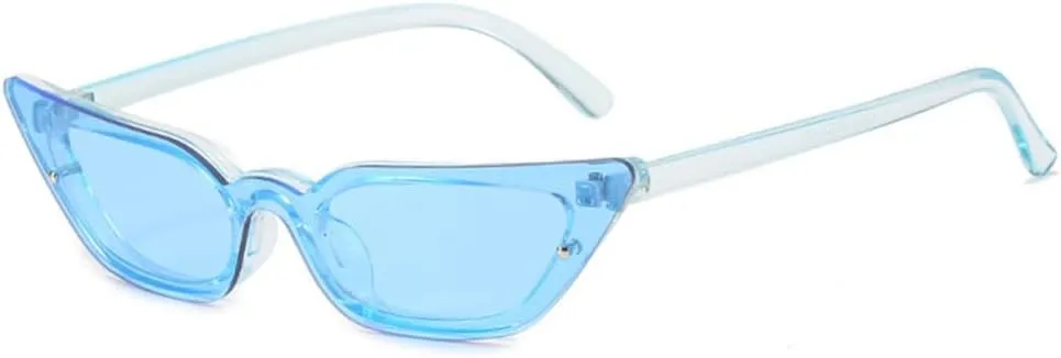 Cat Eye Sunglasses Women One Piece Sun Glasses Female Vintage Punk Eyeglasses UV400