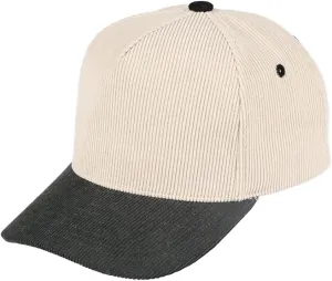 C.C Two Tone Vintage Canvas Snapback Hat Trucker Hat Baseball Cap