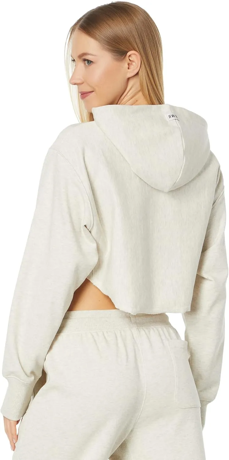 Champion Reverse Weave French Terry Crop Curve Hem Hoodie