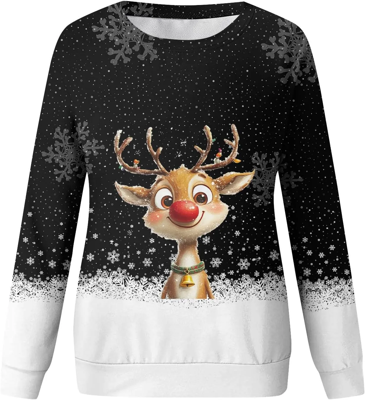 Christmas Sweatshirts For Women 2024 Xmas Tree Graphic Fall Wimter Clothes Crewneck Pullover Long Raglan Sleeve Top