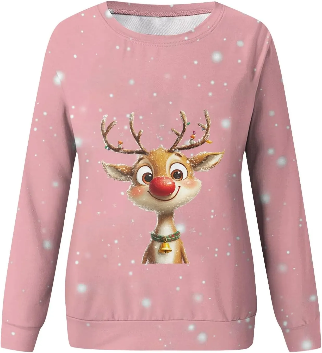 Christmas Sweatshirts For Women 2024 Xmas Tree Graphic Fall Wimter Clothes Crewneck Pullover Long Raglan Sleeve Top