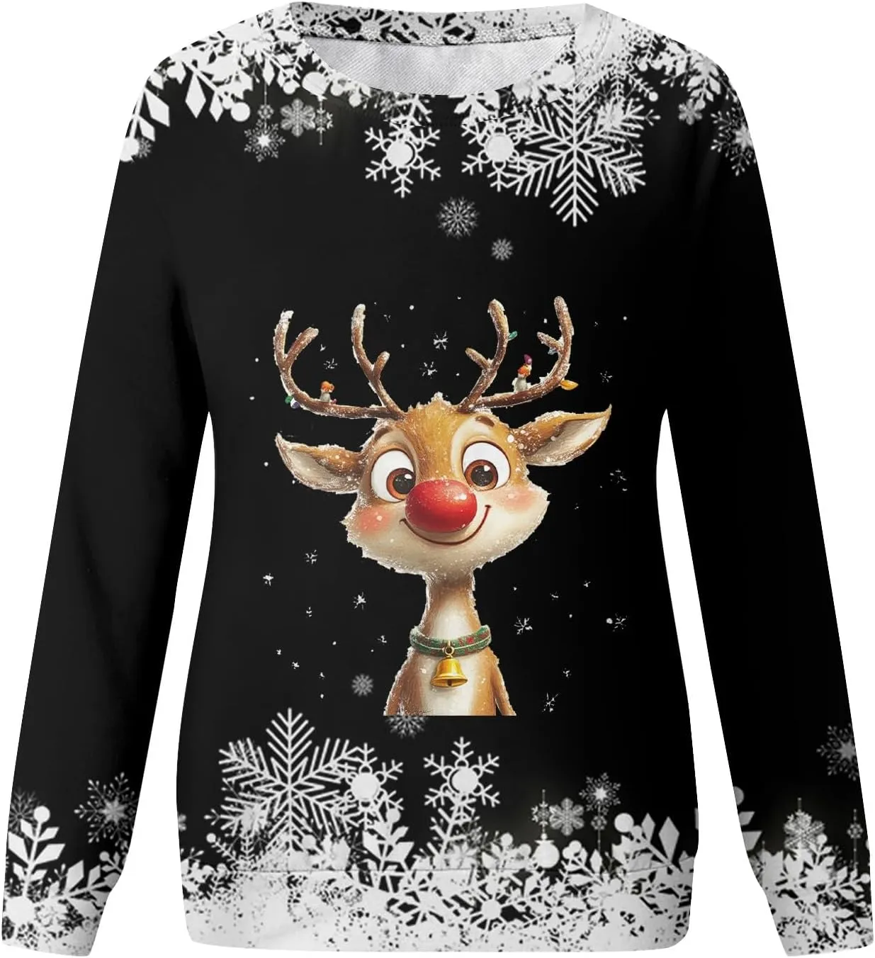 Christmas Sweatshirts For Women 2024 Xmas Tree Graphic Fall Wimter Clothes Crewneck Pullover Long Raglan Sleeve Top