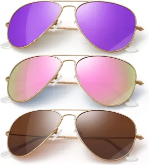 Classic Aviator Sunglasses for Men Womens Driving Polarized Sunglasses