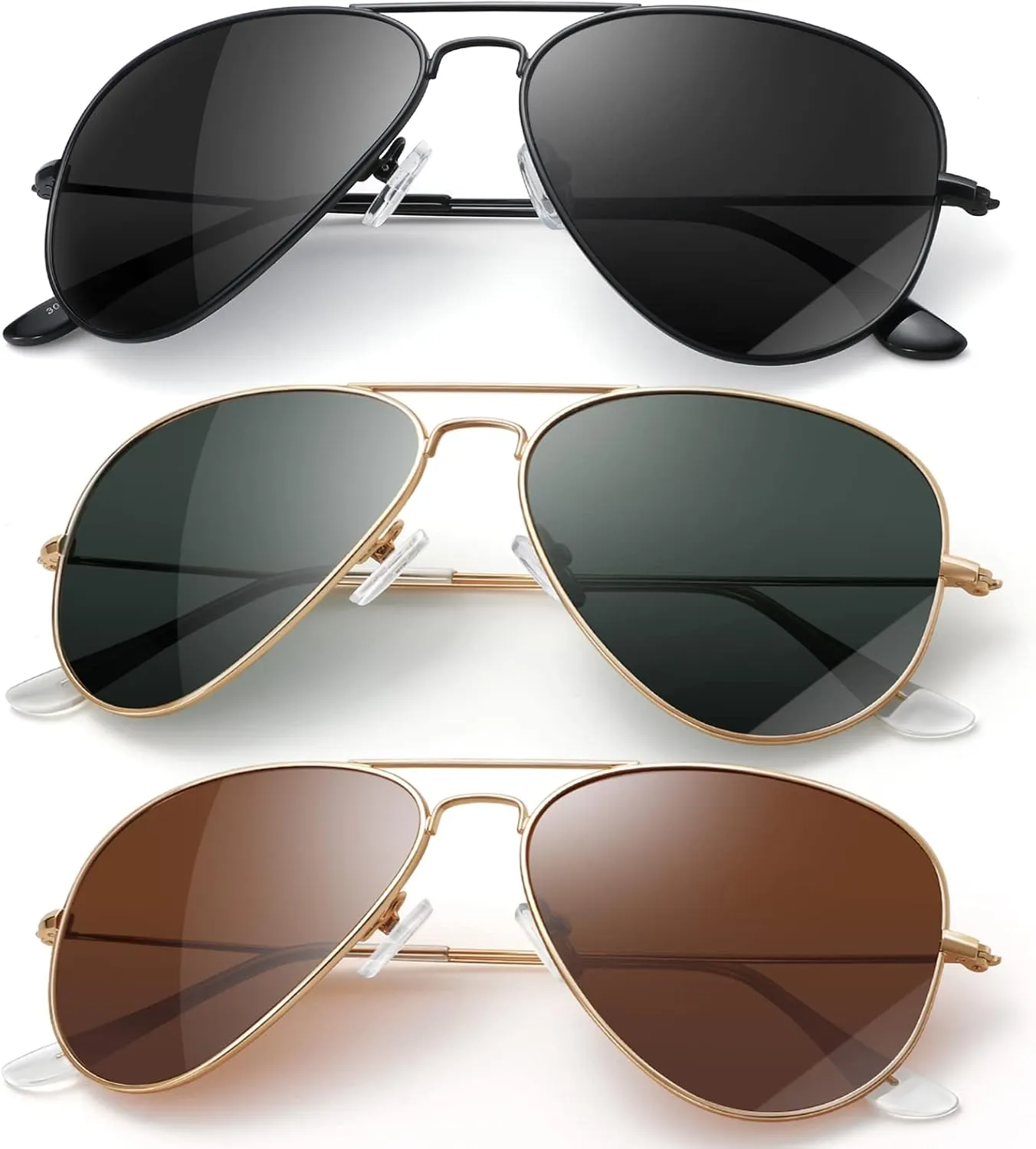Classic Aviator Sunglasses for Men Womens Driving Polarized Sunglasses
