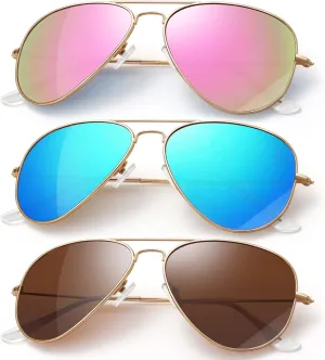 Classic Aviator Sunglasses for Men Womens Driving Polarized Sunglasses