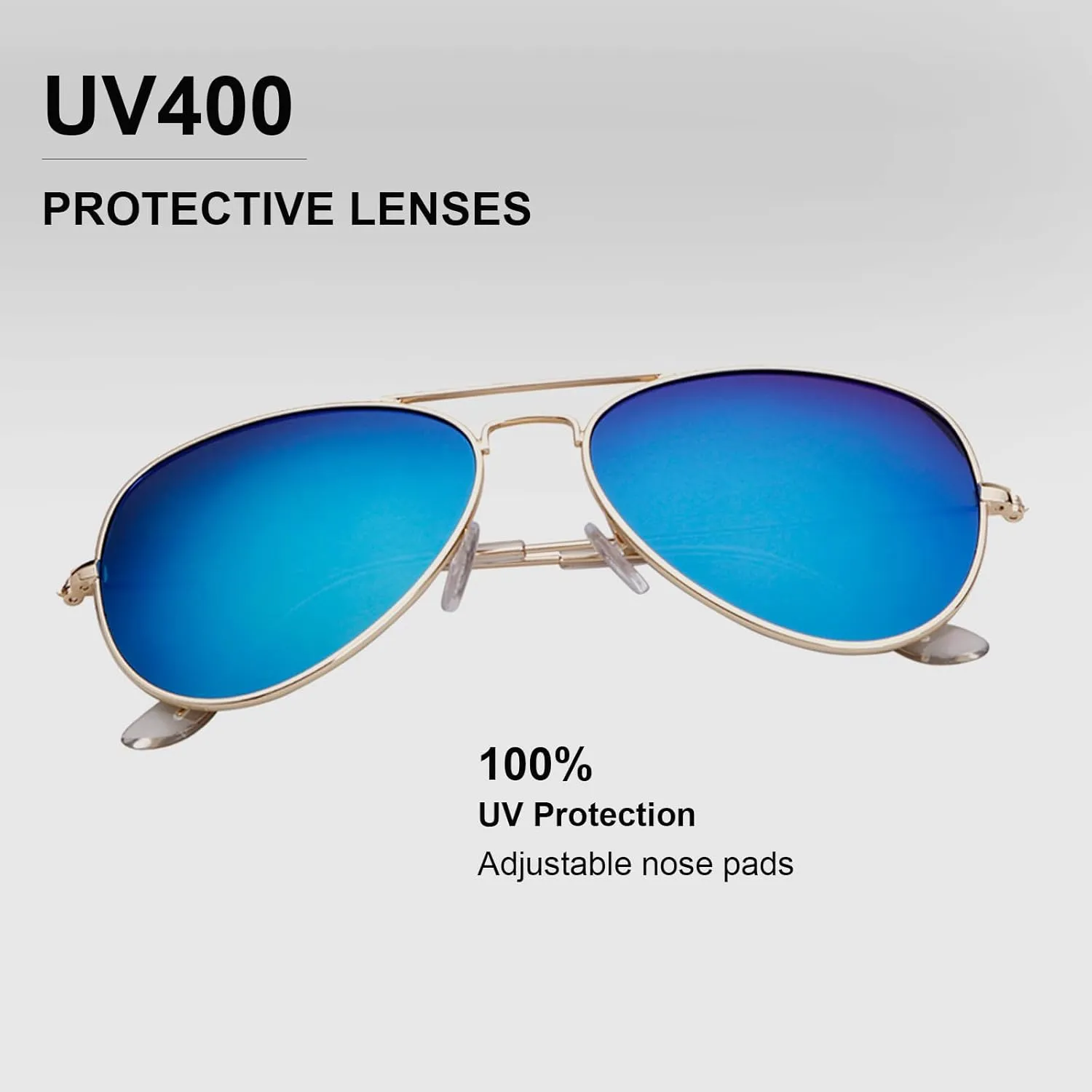 Classic Aviator Sunglasses Retro Aviator Sunglasses for Women Men UV Blocking