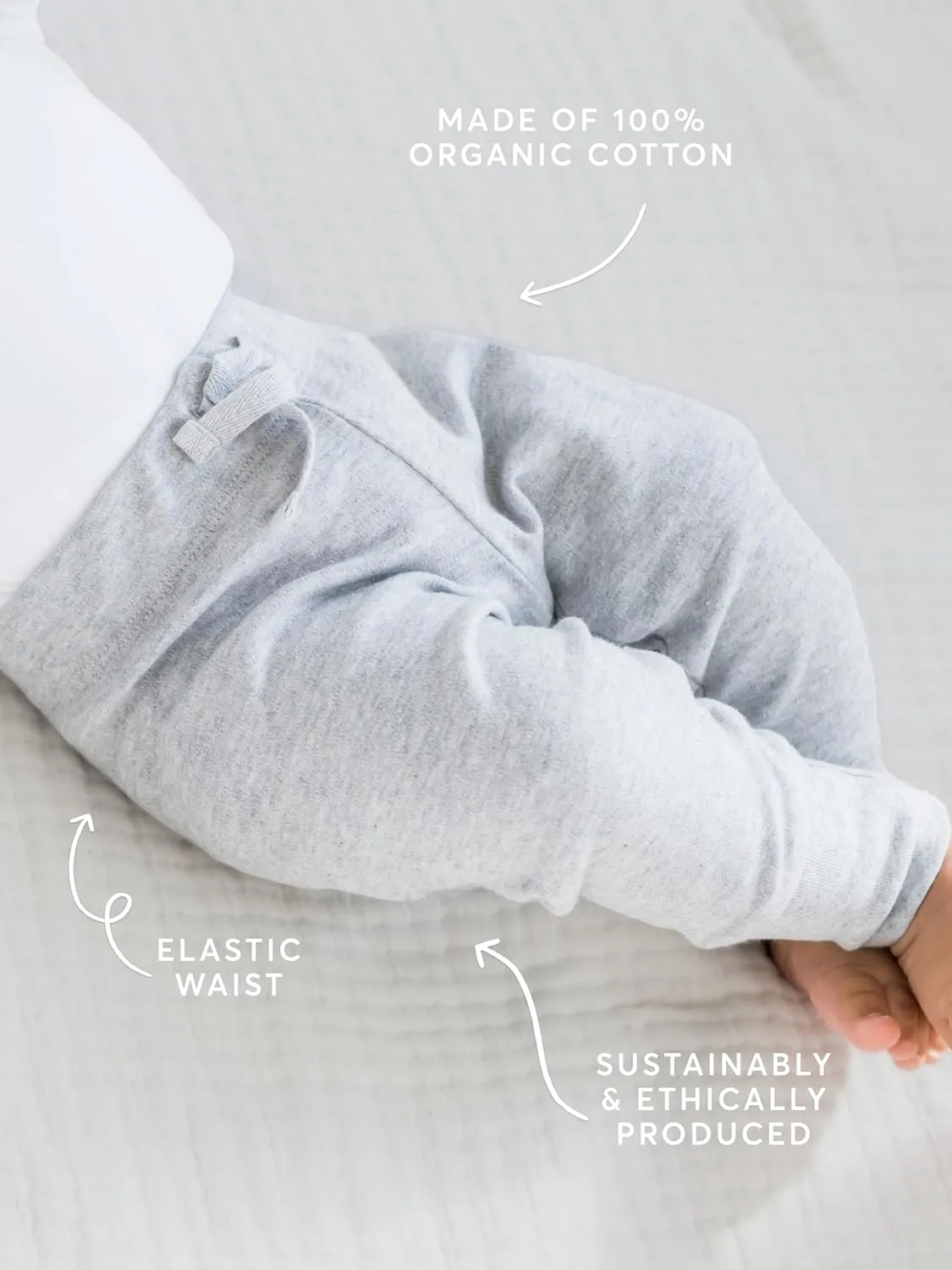 Colored Organics - Cruz Joggers Organic Cotton Baby Pants - Kids & Baby Clothes