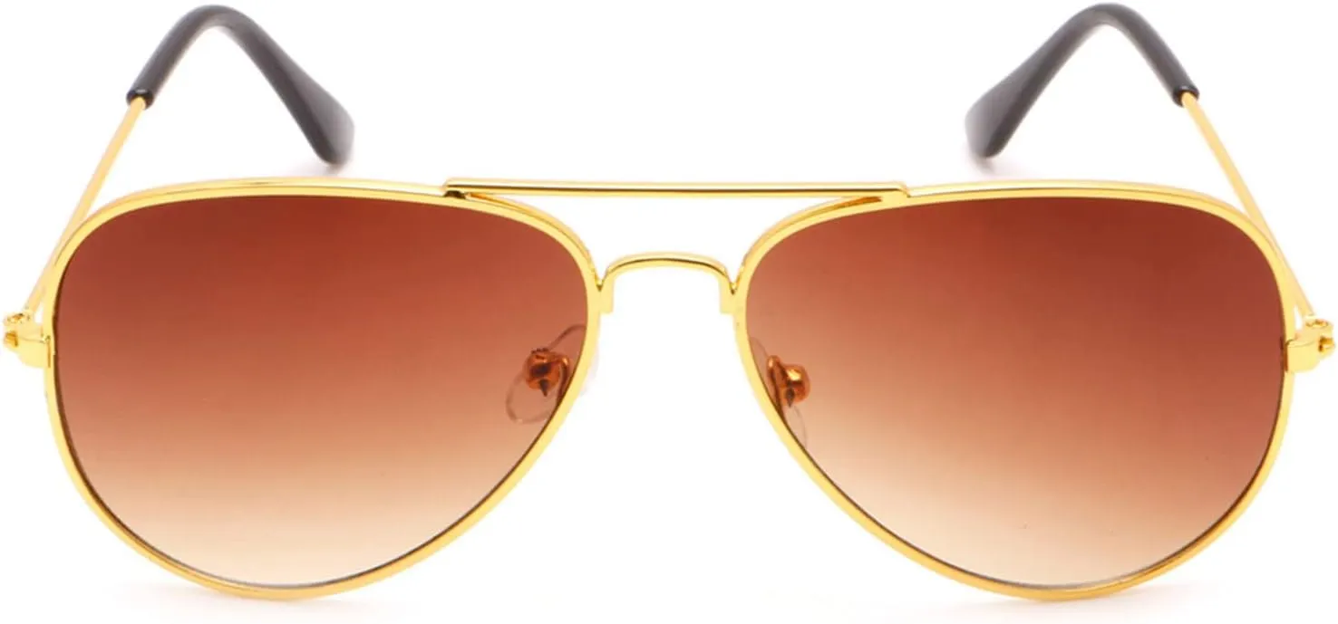 Creamily Kids Aviator Sunglasses UV Protection Aviator Sunglasses for Little Girls Boys Age 2-9