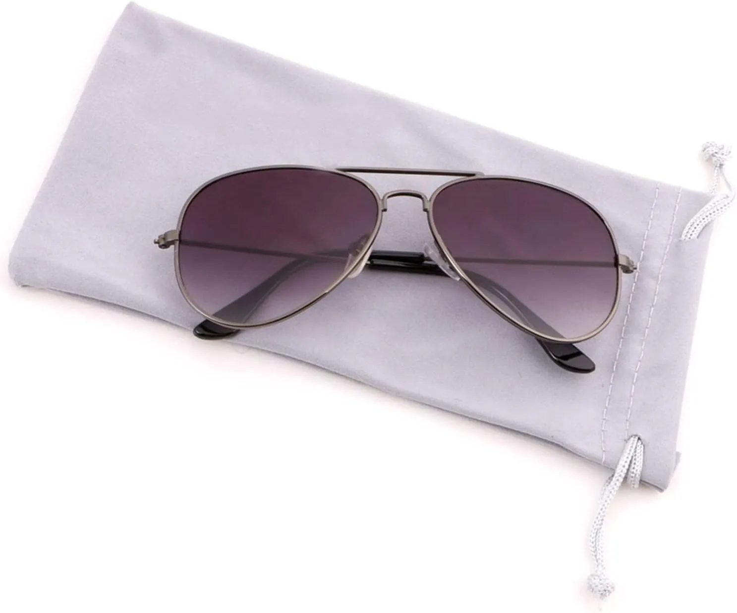 Creamily Kids Aviator Sunglasses UV Protection Aviator Sunglasses for Little Girls Boys Age 2-9