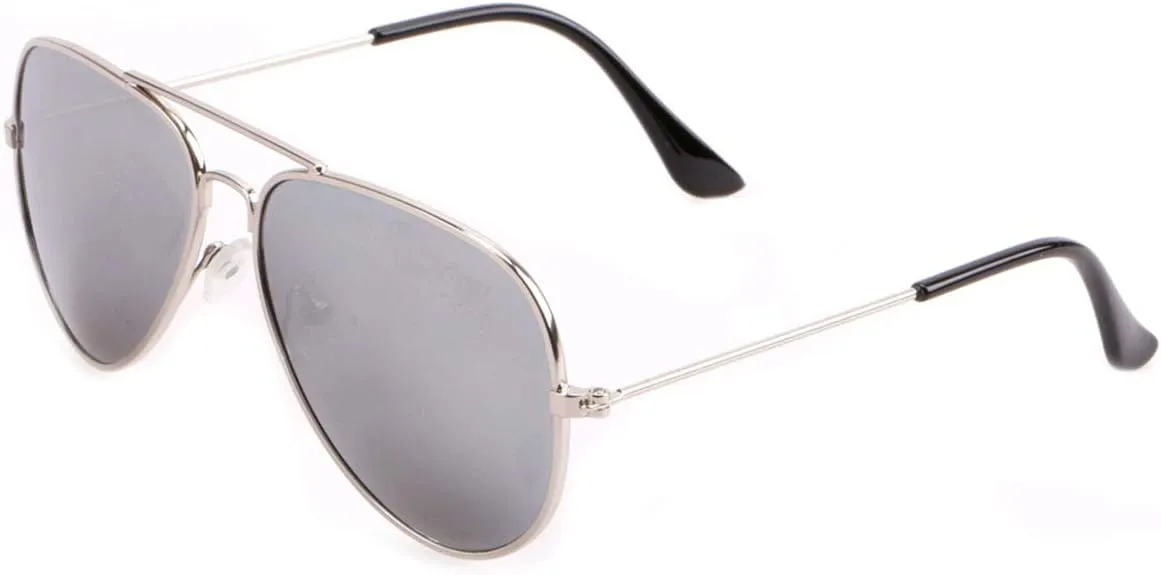 Creamily Kids Aviator Sunglasses UV Protection Aviator Sunglasses for Little Girls Boys Age 2-9