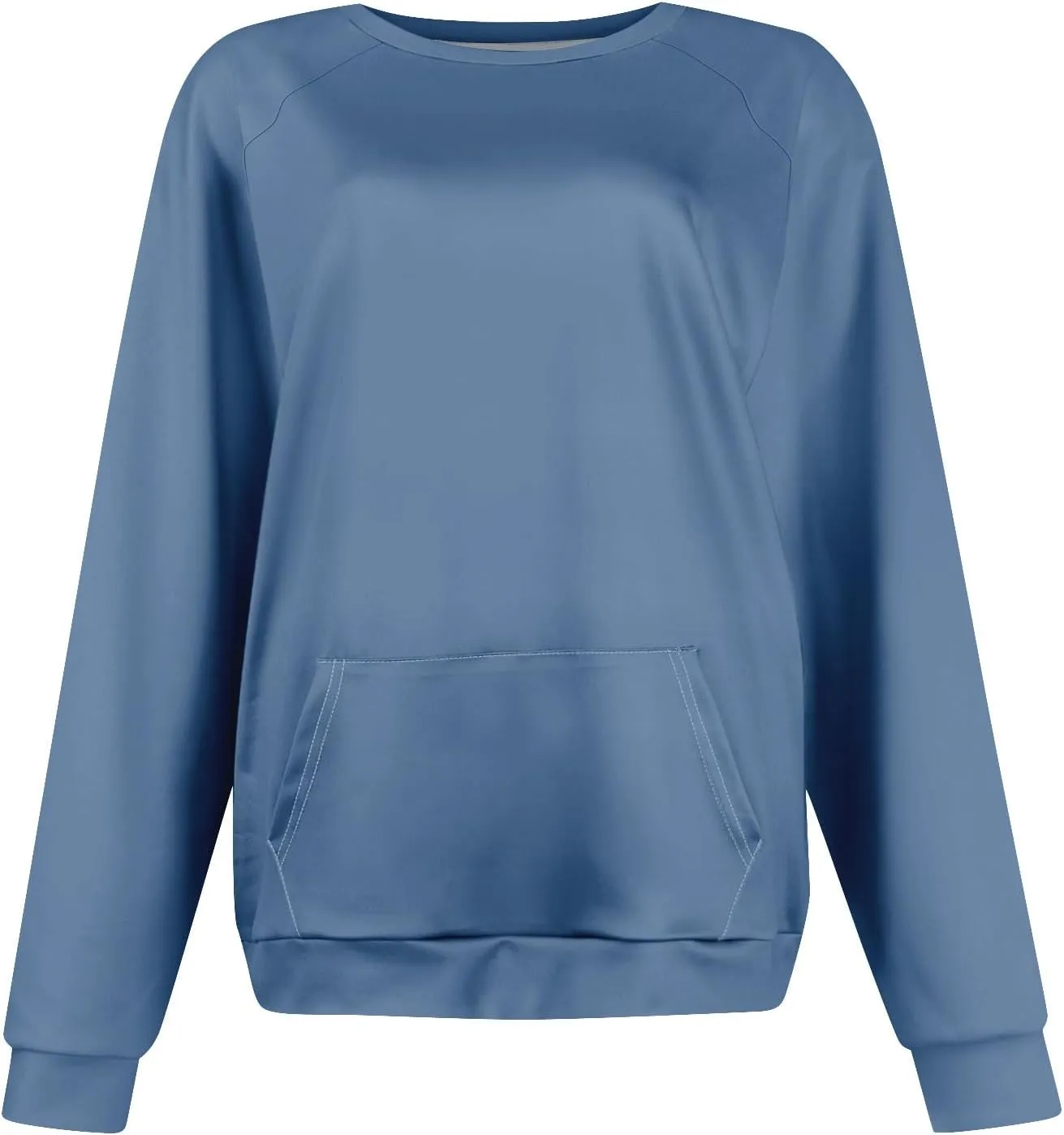 Crewneck Sweatshirts Women Oversized Long Sleeve Pullover Tops Relaxed Fit Comfy Fall Sweaters 2024 Preppy Clothes