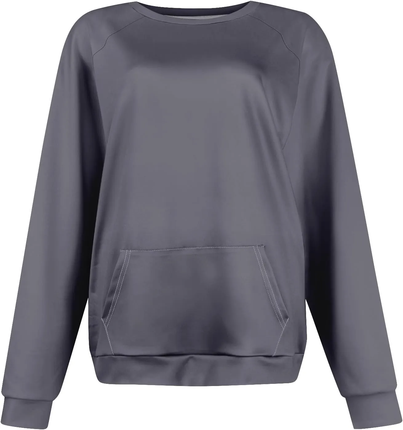 Crewneck Sweatshirts Women Oversized Long Sleeve Pullover Tops Relaxed Fit Comfy Fall Sweaters 2024 Preppy Clothes