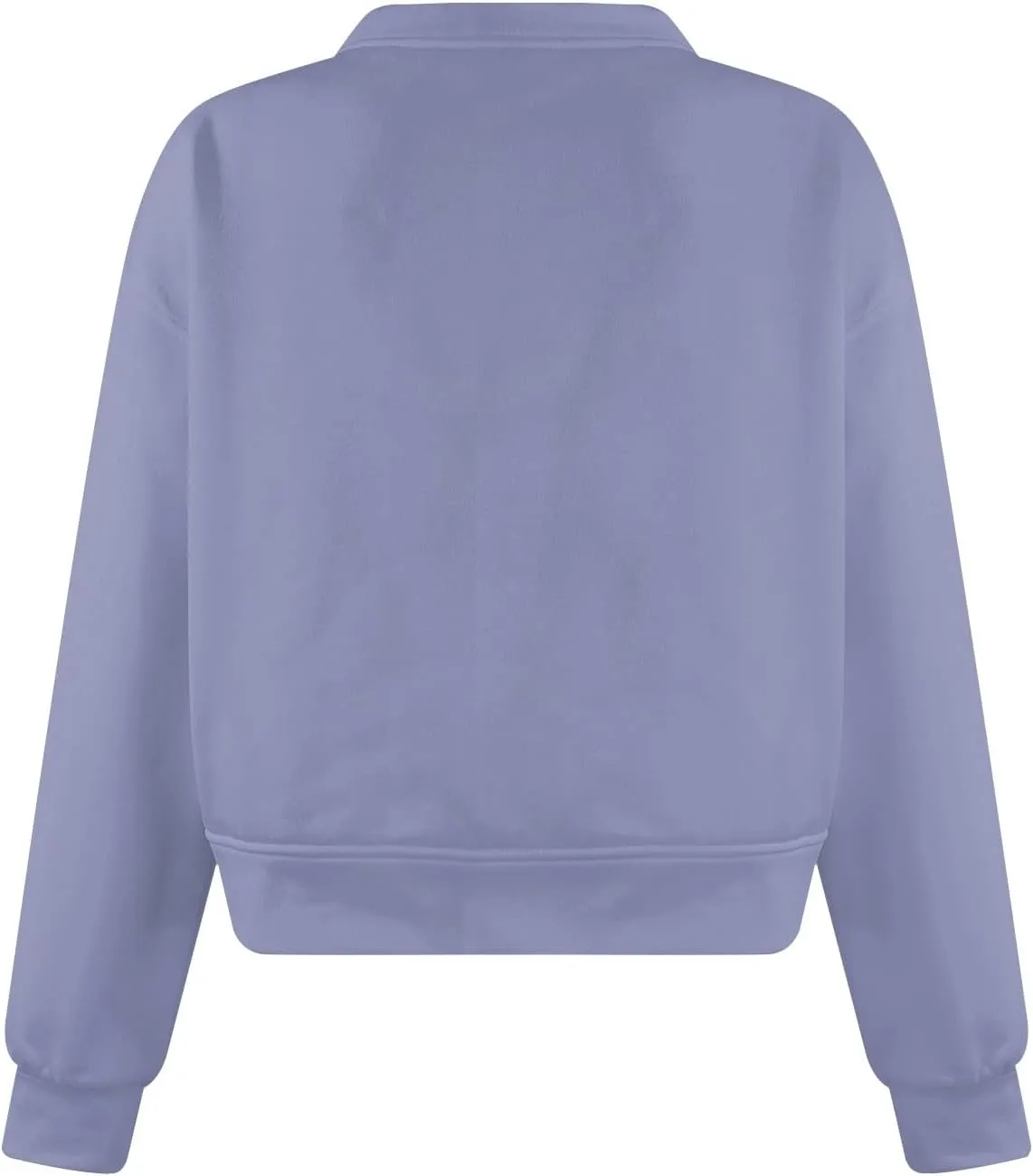 Cropped Sweatshirts for Women V Neck Workout Sweatshirt Fleece Lightweight Sweatshirts Long Sleeve Batwing Tops