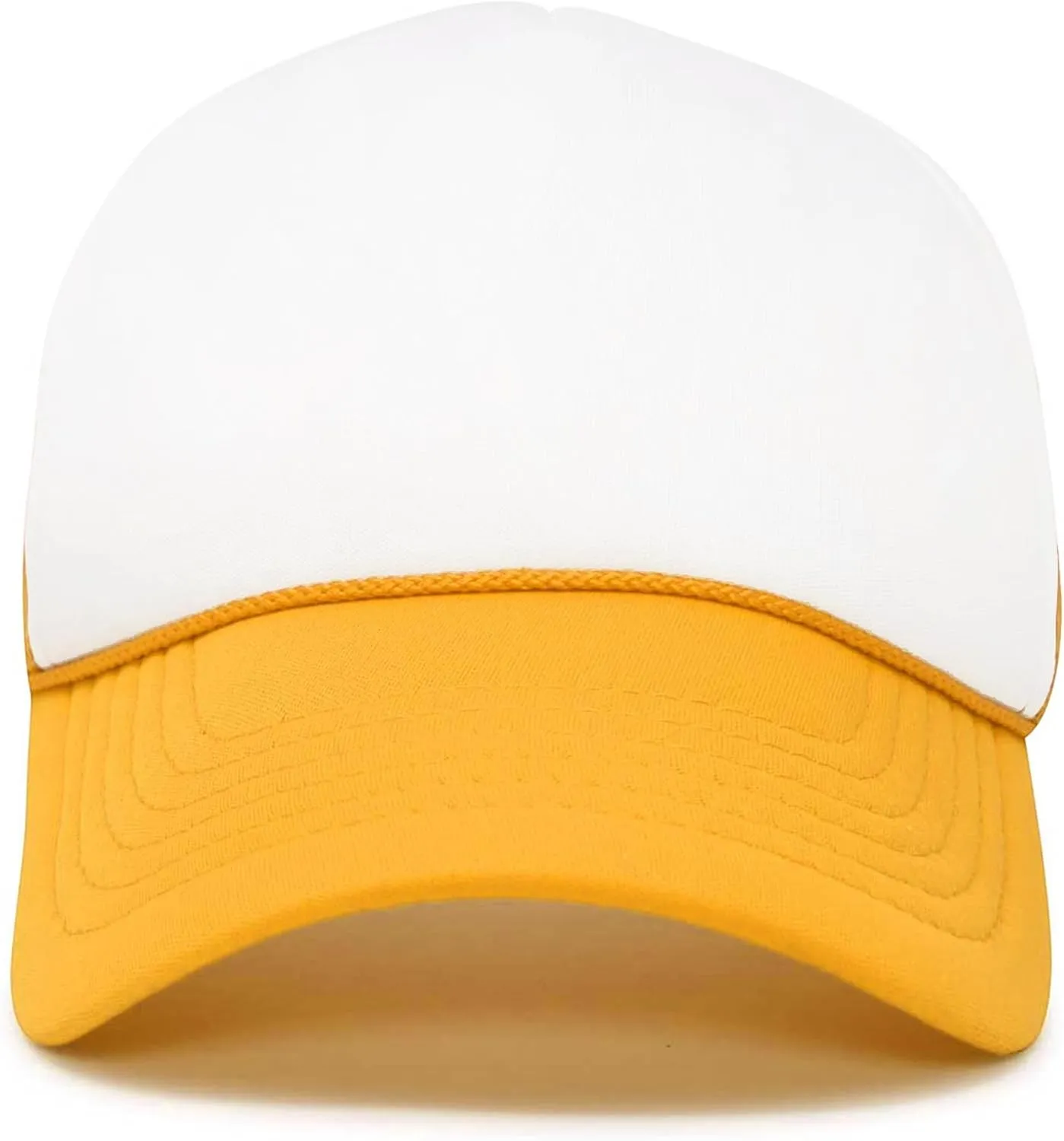 DALIX Two Tone Trucker Hat Summer Mesh Cap with Adjustable Snapback Strap