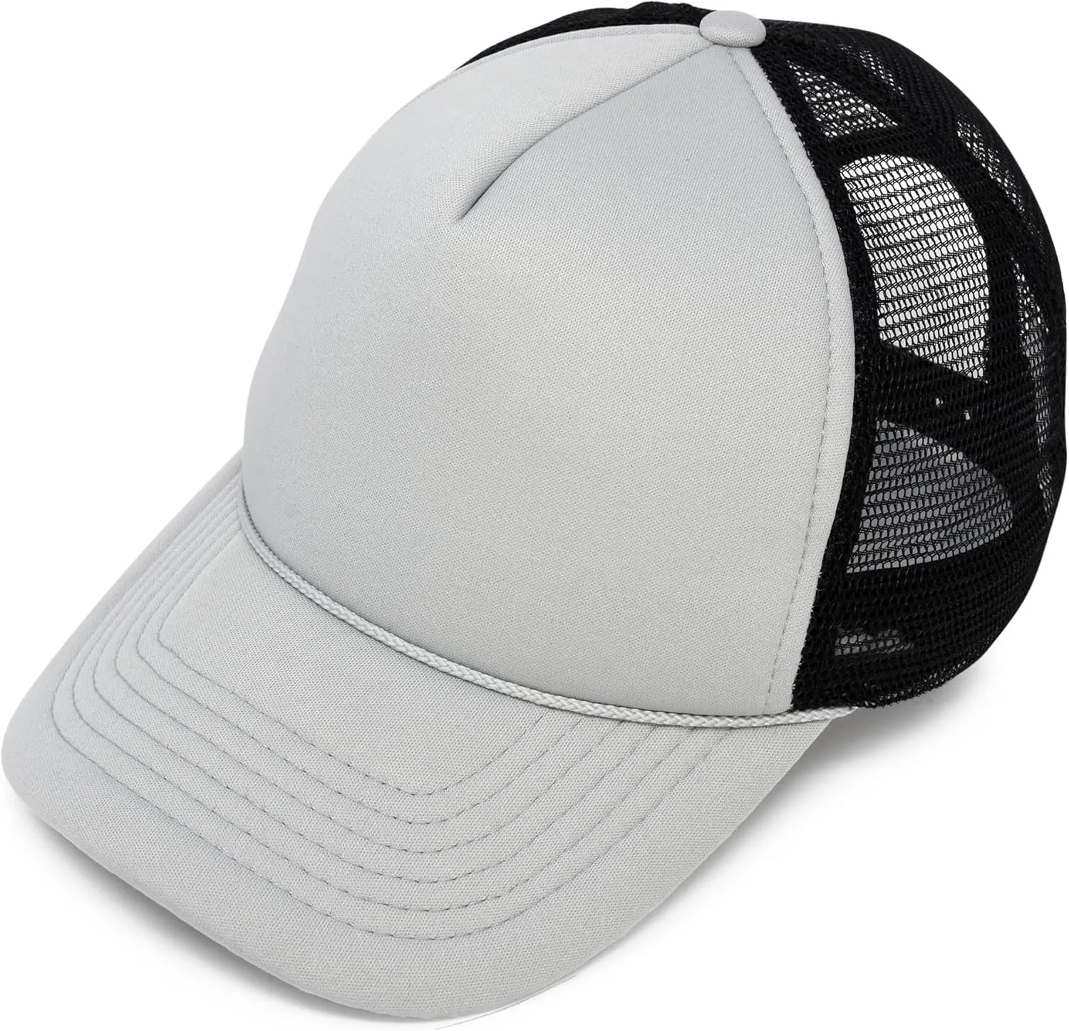 DALIX Two Tone Trucker Hat Summer Mesh Cap with Adjustable Snapback Strap