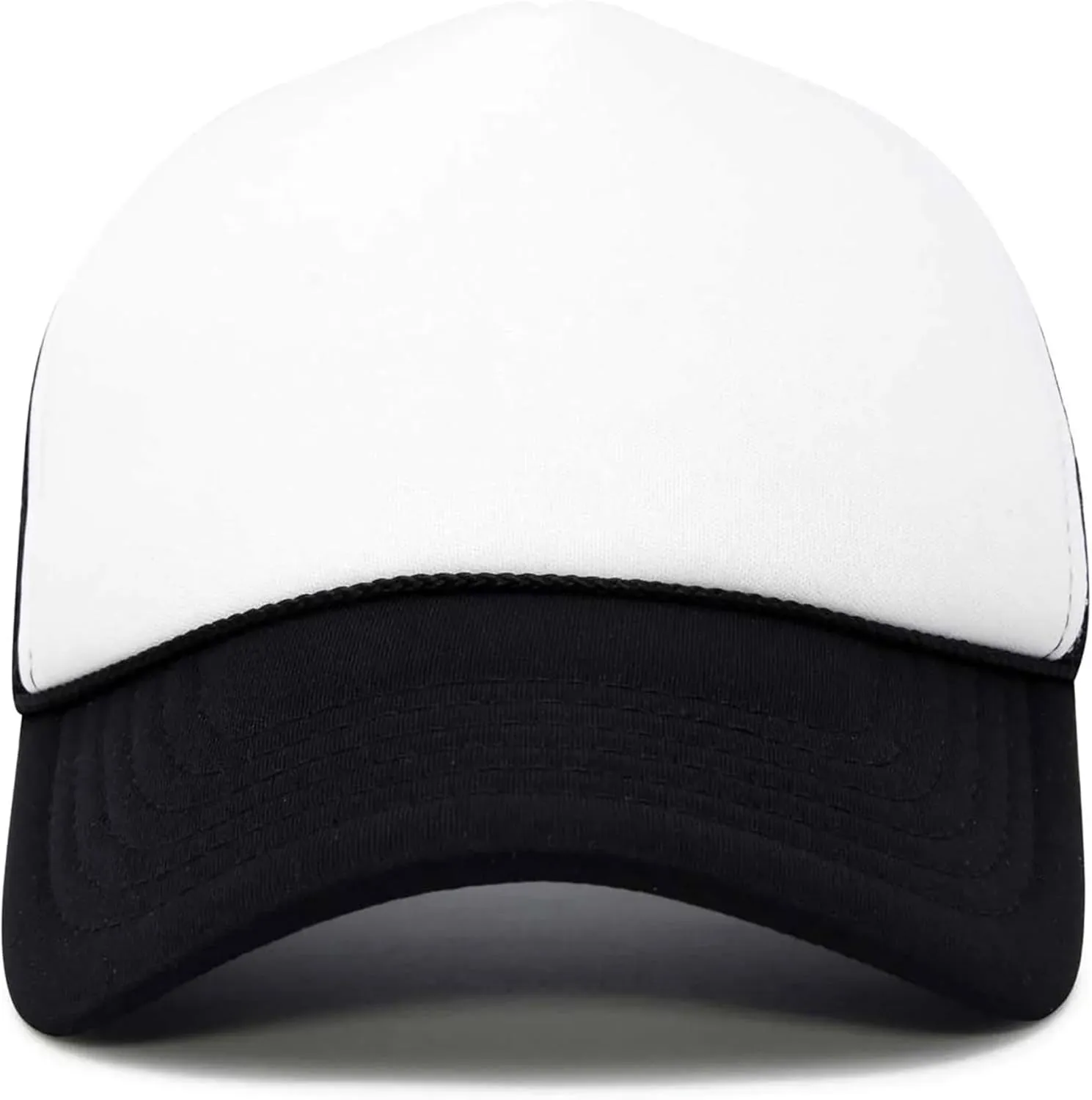 DALIX Two Tone Trucker Hat Summer Mesh Cap with Adjustable Snapback Strap
