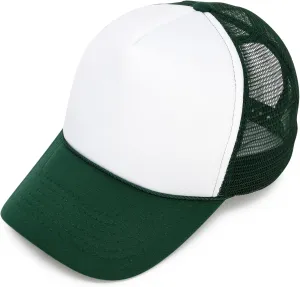 DALIX Two Tone Trucker Hat Summer Mesh Cap with Adjustable Snapback Strap