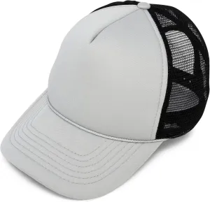 DALIX Two Tone Trucker Hat Summer Mesh Cap with Adjustable Snapback Strap