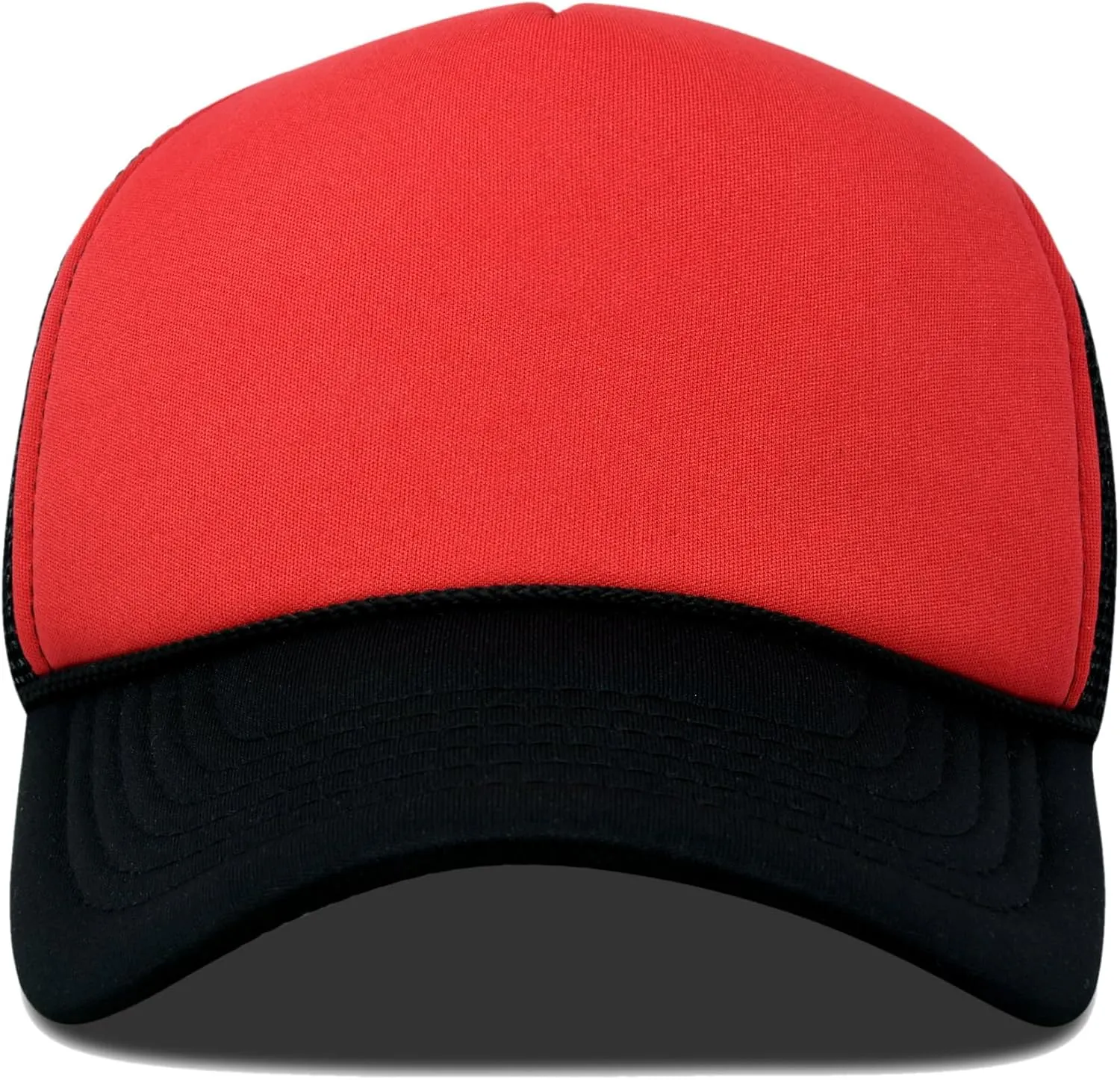 DALIX Two Tone Trucker Hat Summer Mesh Cap with Adjustable Snapback Strap