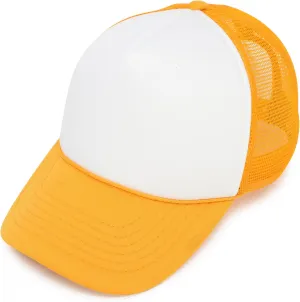DALIX Two Tone Trucker Hat Summer Mesh Cap with Adjustable Snapback Strap
