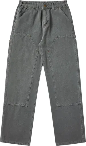 DGHM-JLMY Men's Workwear Carpenter Jeans Relaxed Fit Work Pants Jean Double-Front Utility Logger Jean Trousers