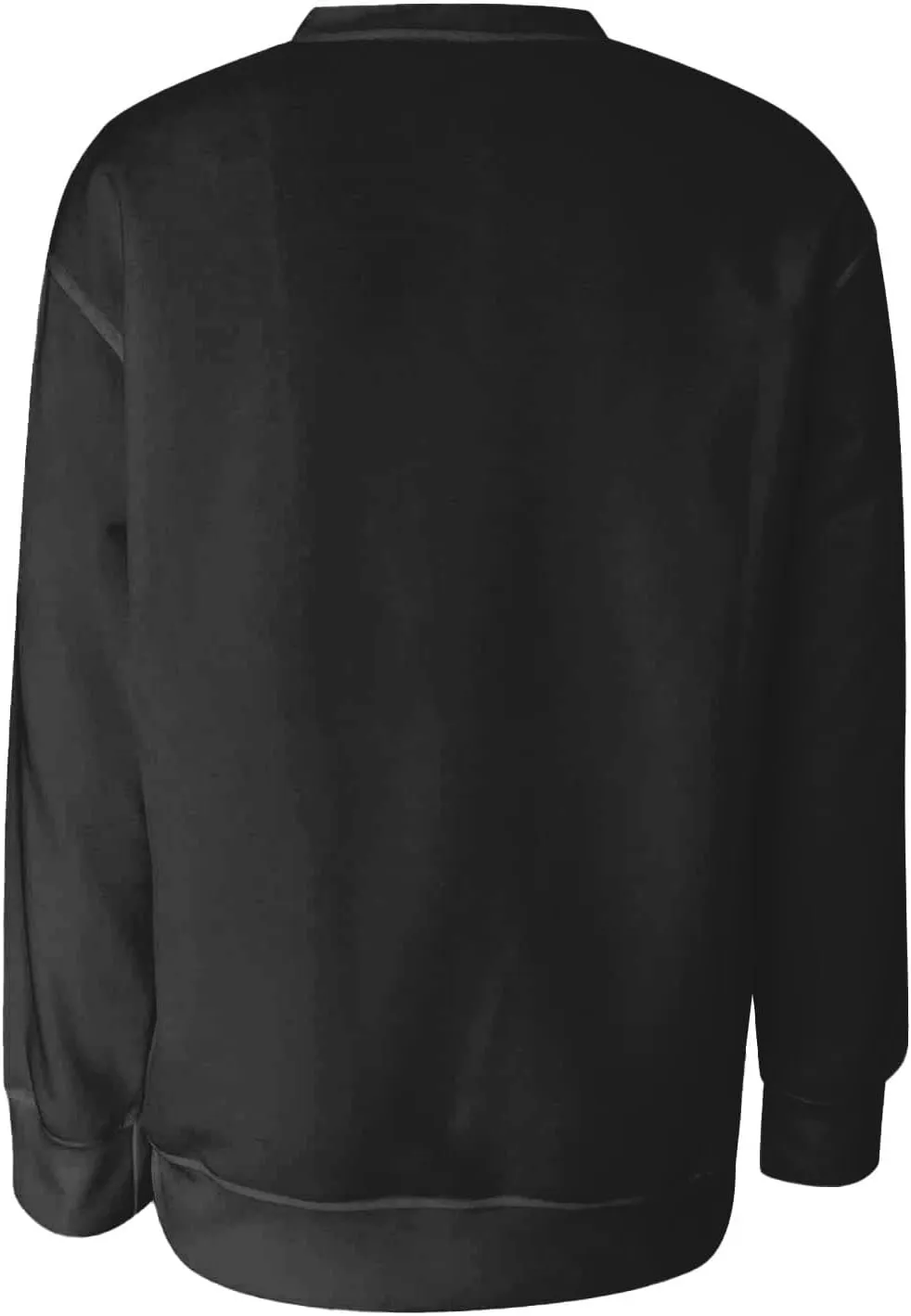 Fall Crewneck Sweatshirts Women Lightweight Pullover Solid Winter Sweatshirt Oversized Long Sleeve Tops Dressy Casual