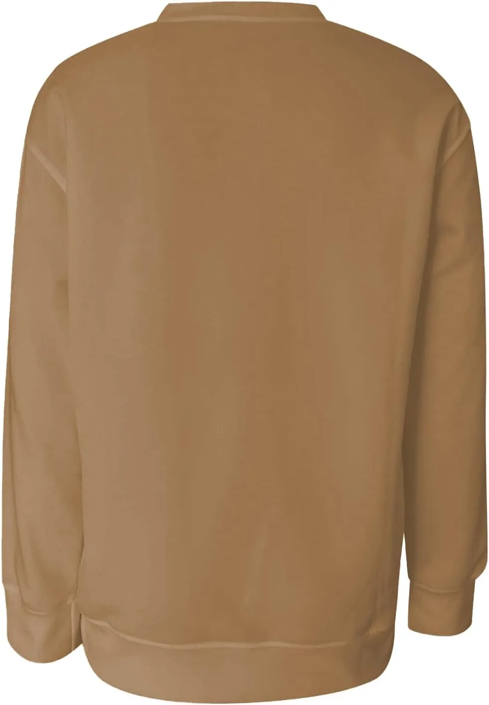 Fall Crewneck Sweatshirts Women Lightweight Pullover Solid Winter Sweatshirt Oversized Long Sleeve Tops Dressy Casual