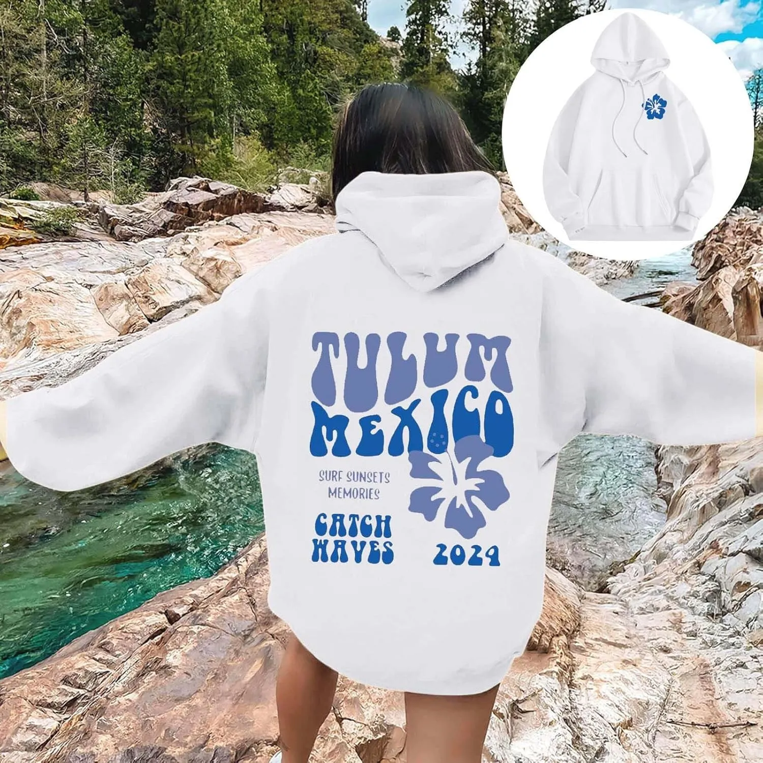 Fall Oversized Casual Sweatshirts with Pocket Women's Long Sleeved Solid Lightweight Pullover Loose Sweatshirt