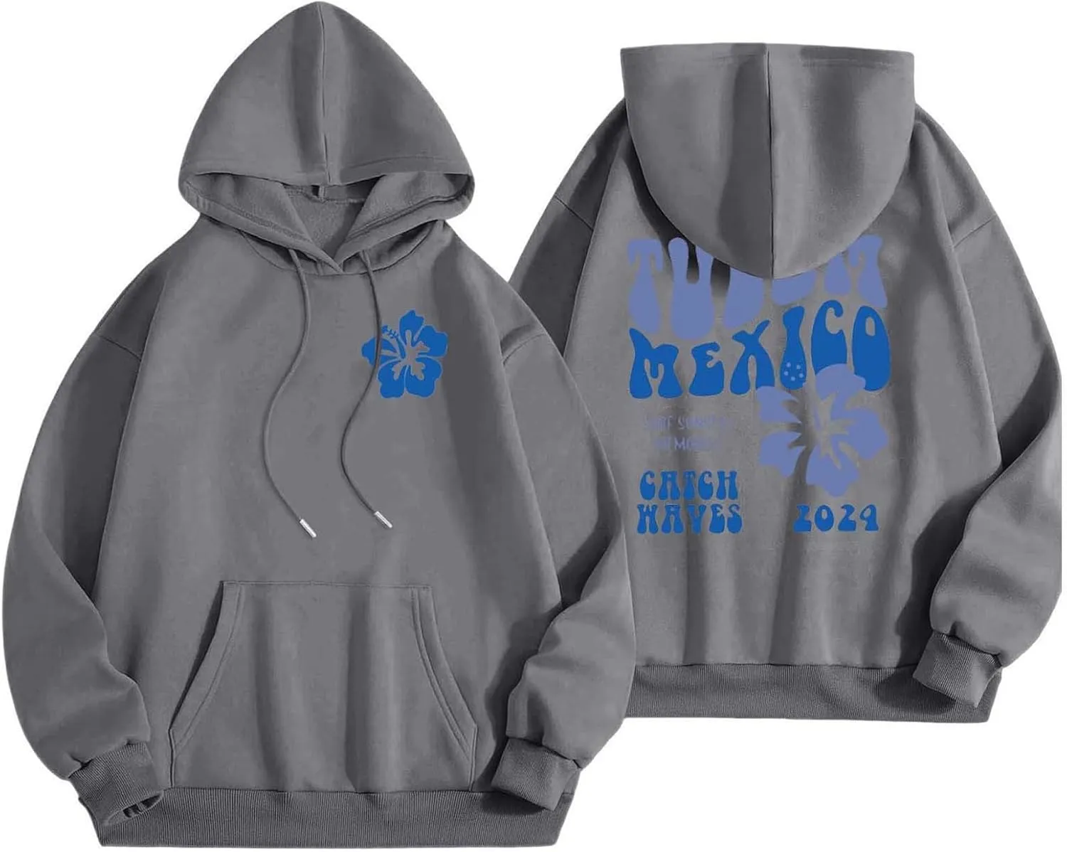 Fall Oversized Casual Sweatshirts with Pocket Women's Long Sleeved Solid Lightweight Pullover Loose Sweatshirt