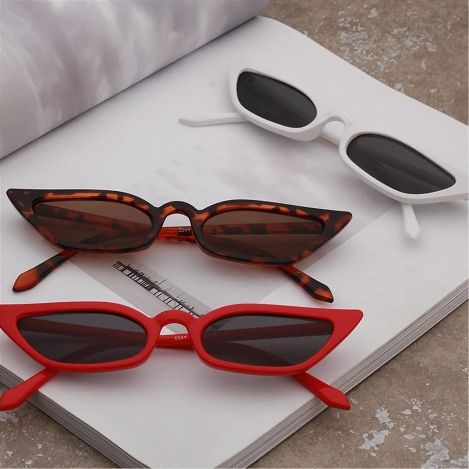 Fashion small frame sunglasses men and women outdoor street shooting beach vacation party shopping sun glasses