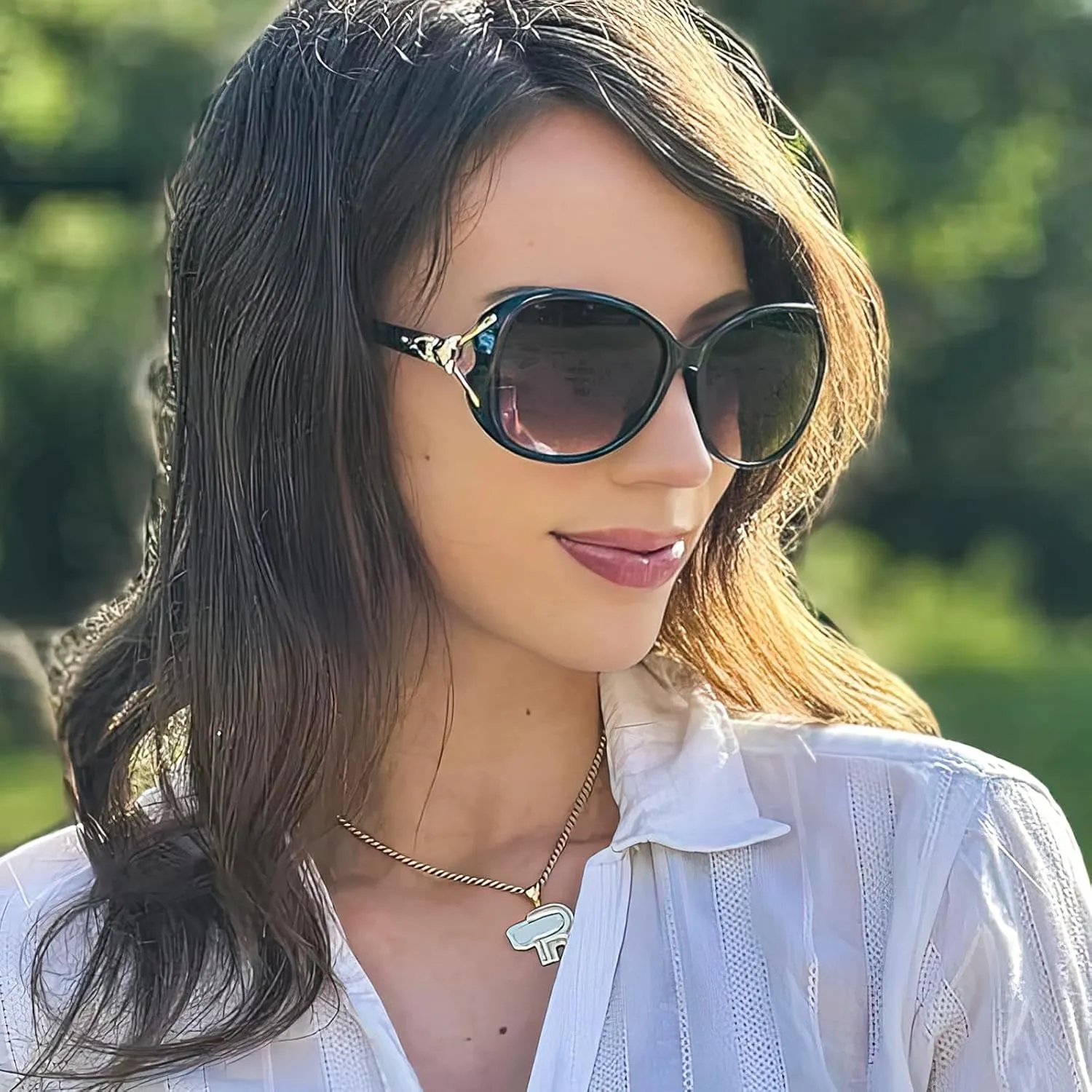 FIMILU Sunglasses for Women Trendy Polarized Sunglasses Oversized Big Sun Glasses Ladies Shades UV Protection